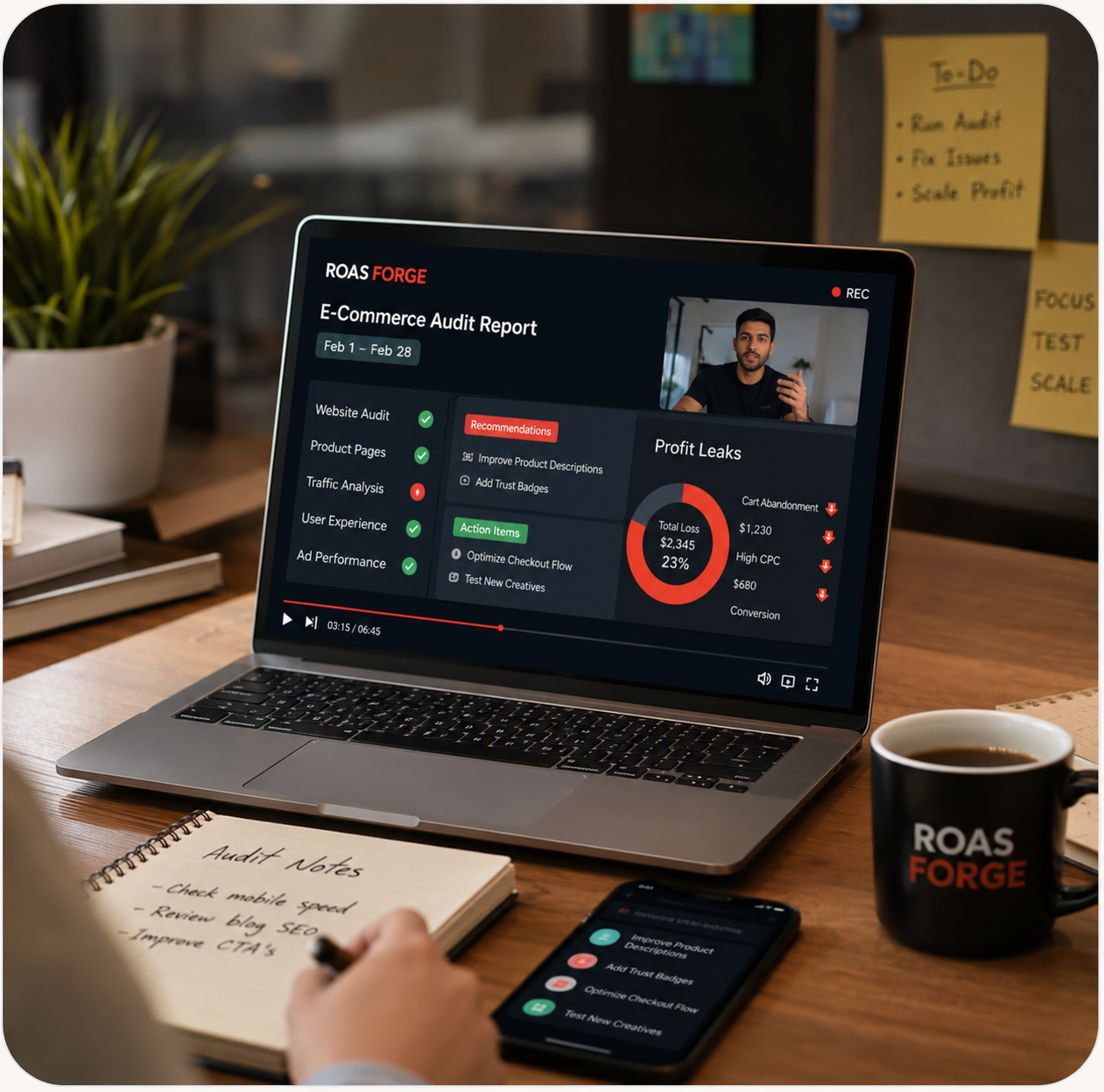 Personalised Ecommerce Report mockup
