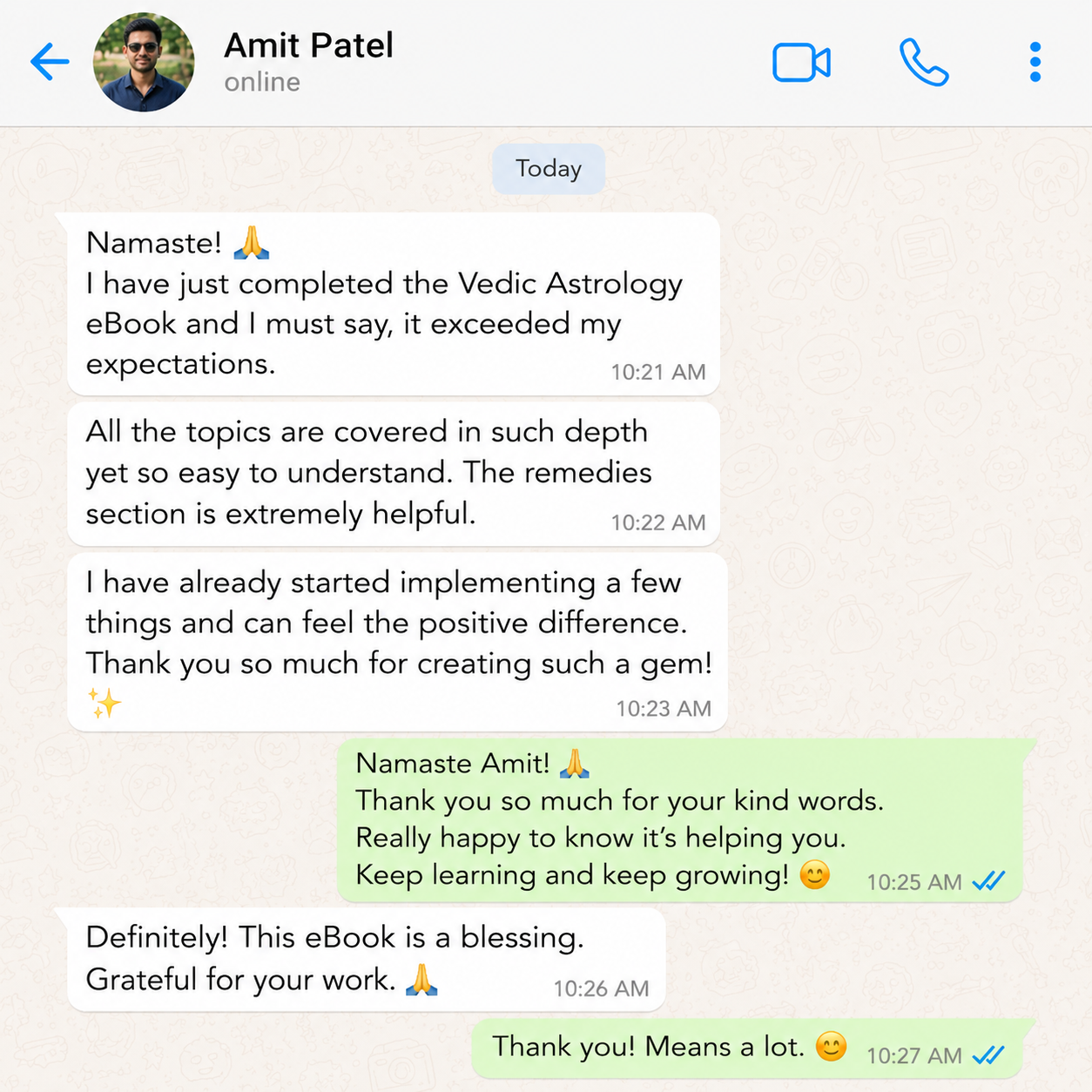 Reader WhatsApp review 3