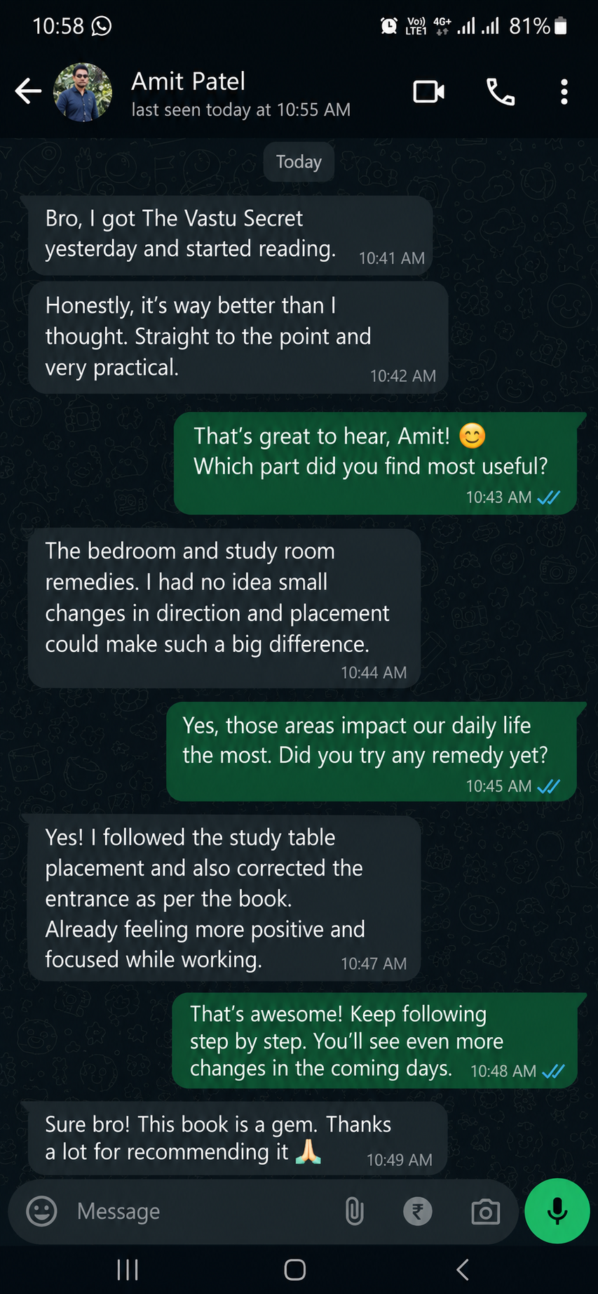 Reader WhatsApp review 3