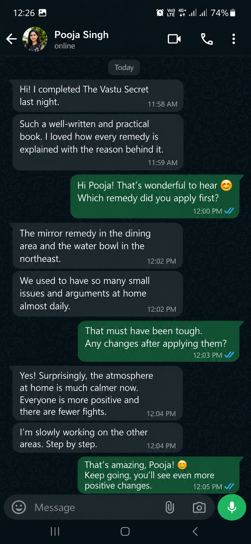 Reader WhatsApp review 4