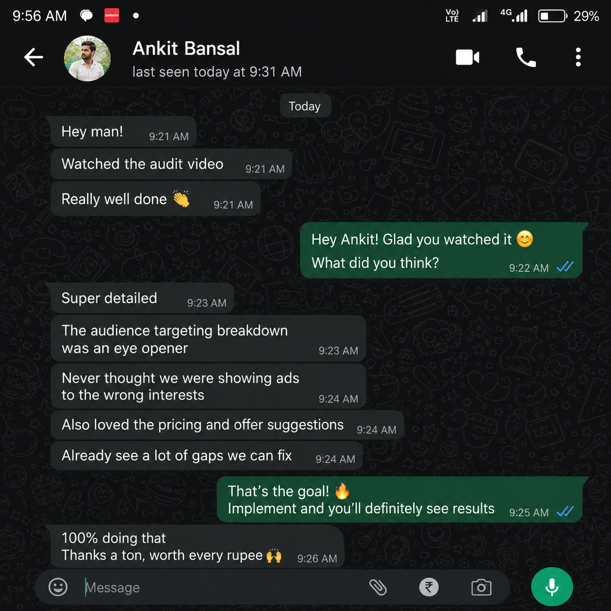 Chat screenshot 1