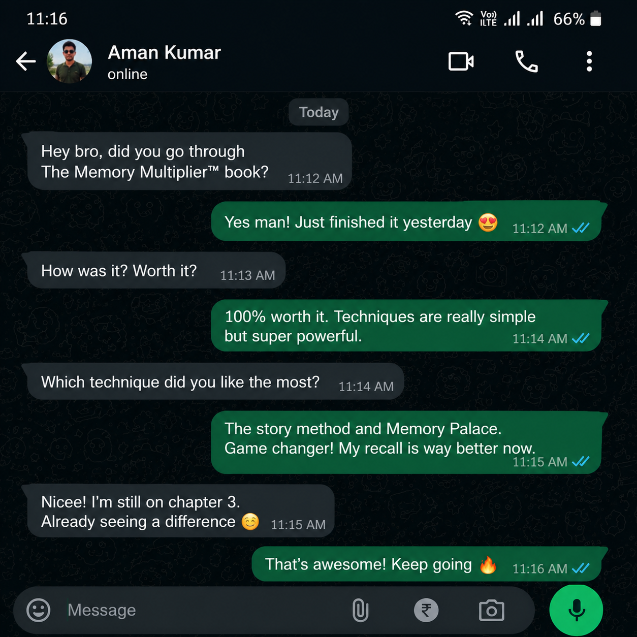 WhatsApp testimonial 2