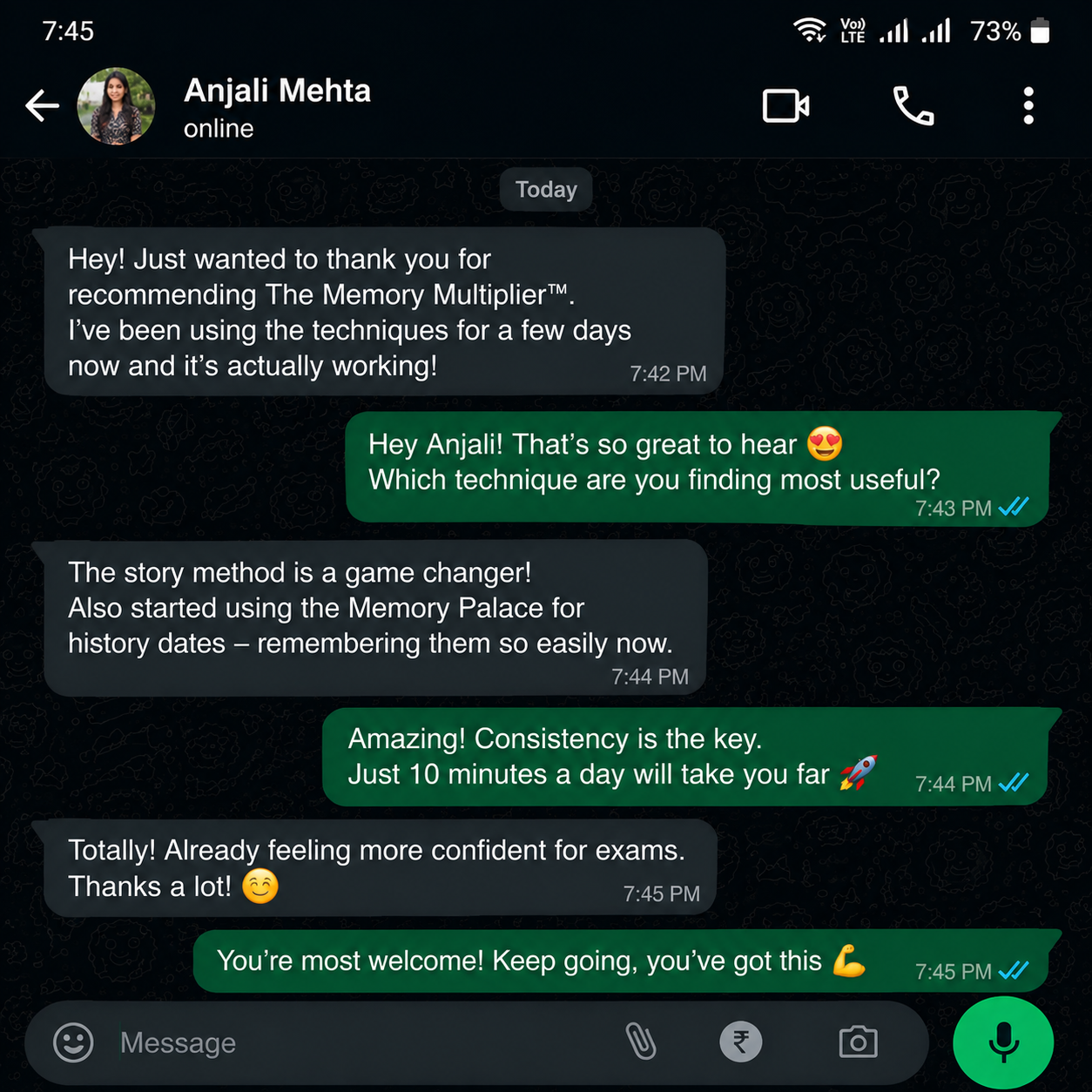 WhatsApp testimonial 5