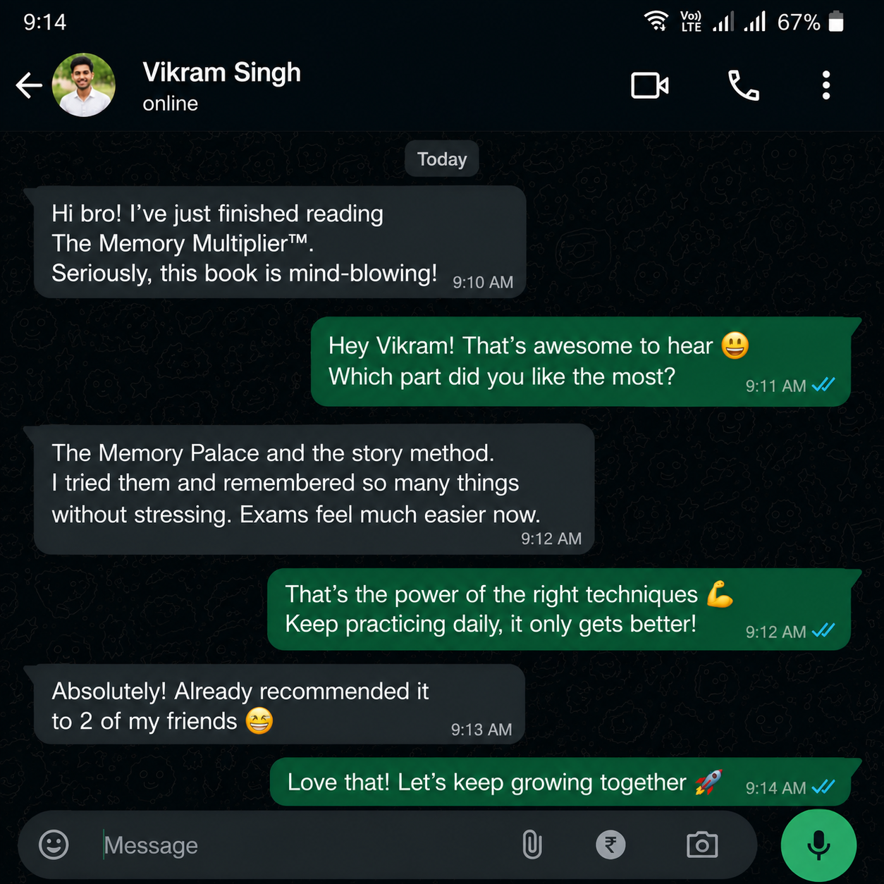 WhatsApp testimonial 6