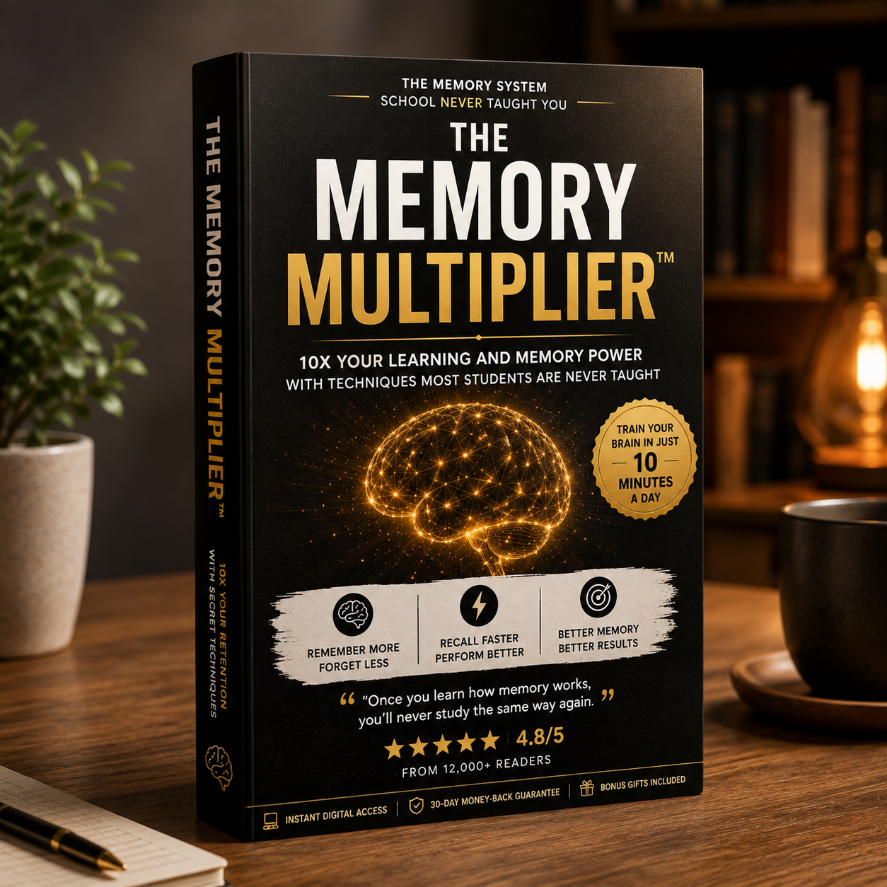 The Memory Multiplier — book mockup